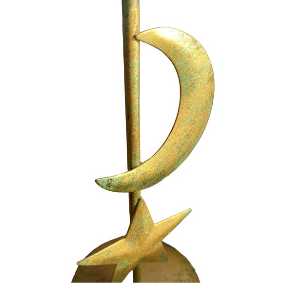 VTG SUN & MOON CANDLE HOLDERS - Picture 5 of 7